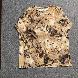 Mens Sitka Core Lightweight Crew LS - Large - Waterfowl Marsh